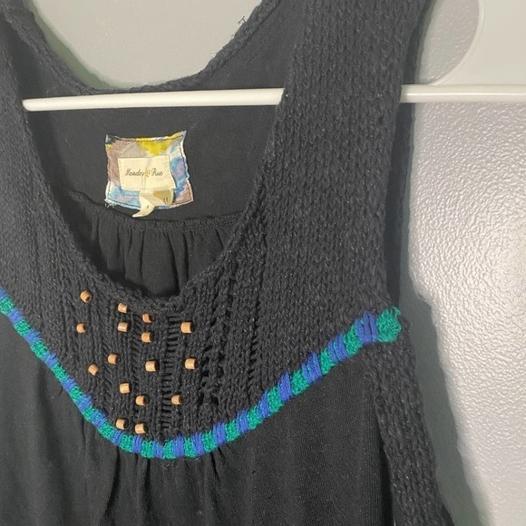 anthropologie Meadow Rue Linen Blend Sleeveless Top Size 8 - Picture 7 of 8